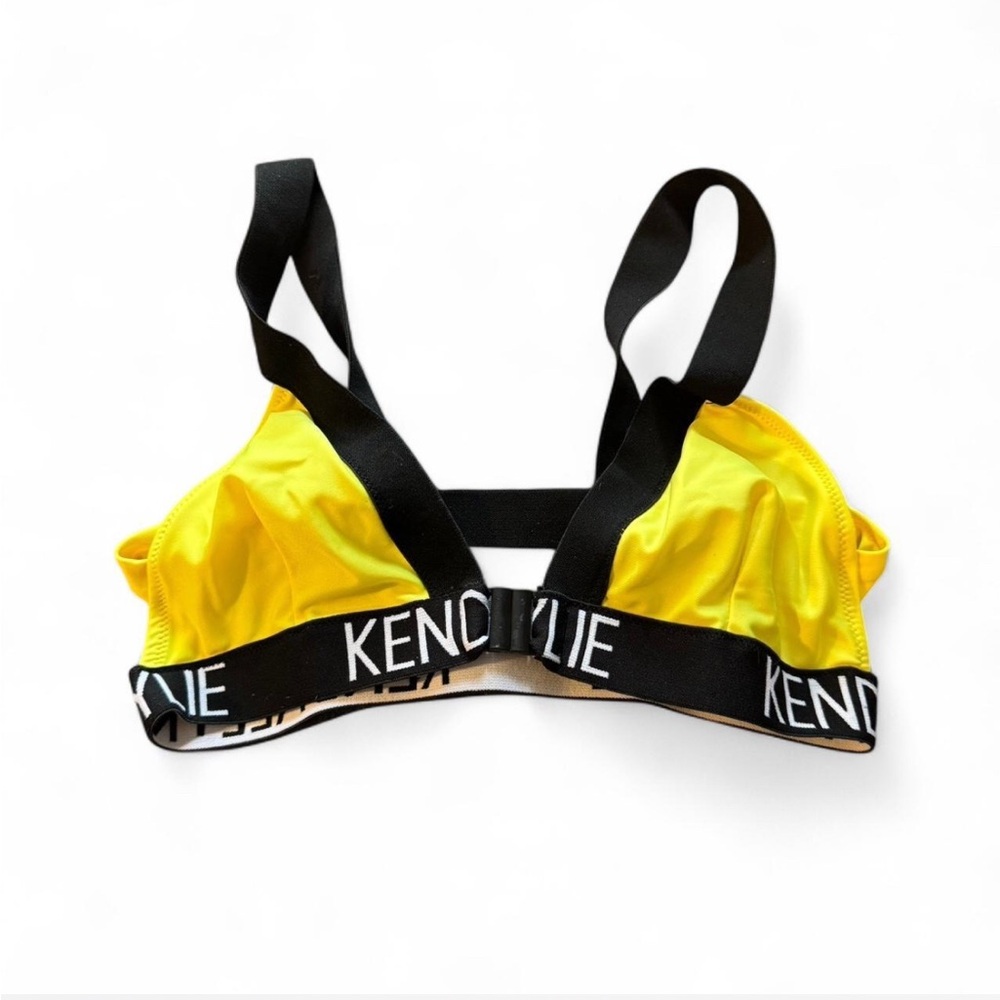 yellow kendall & kylie bikini top